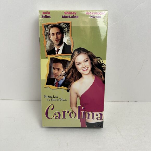 Carolina (VHS, 2003) Julia Stiles TVA Films Rare Sealed New - Picture 1 of 6